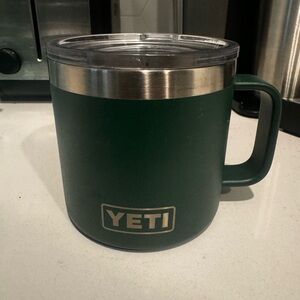 YETI Forest Green Travel Mug 14oz